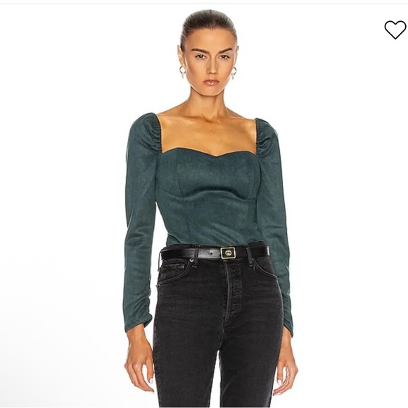 Atoir Tops - ATOIR  Squeeze Me Top In Green size 2 long sleeve blouse NWOT